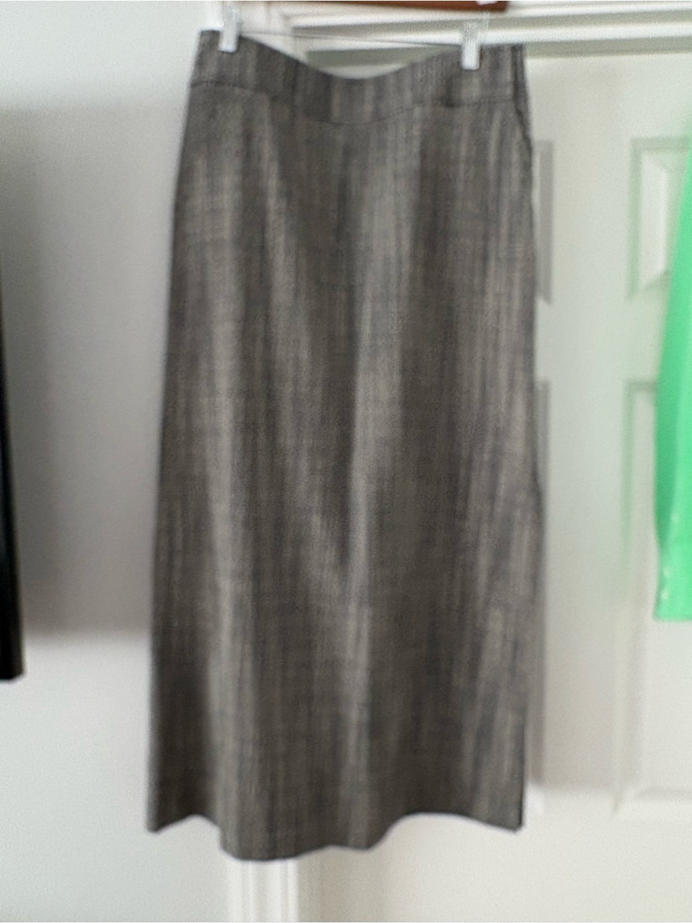 J. Crew Gray Textured Maxi Skirt